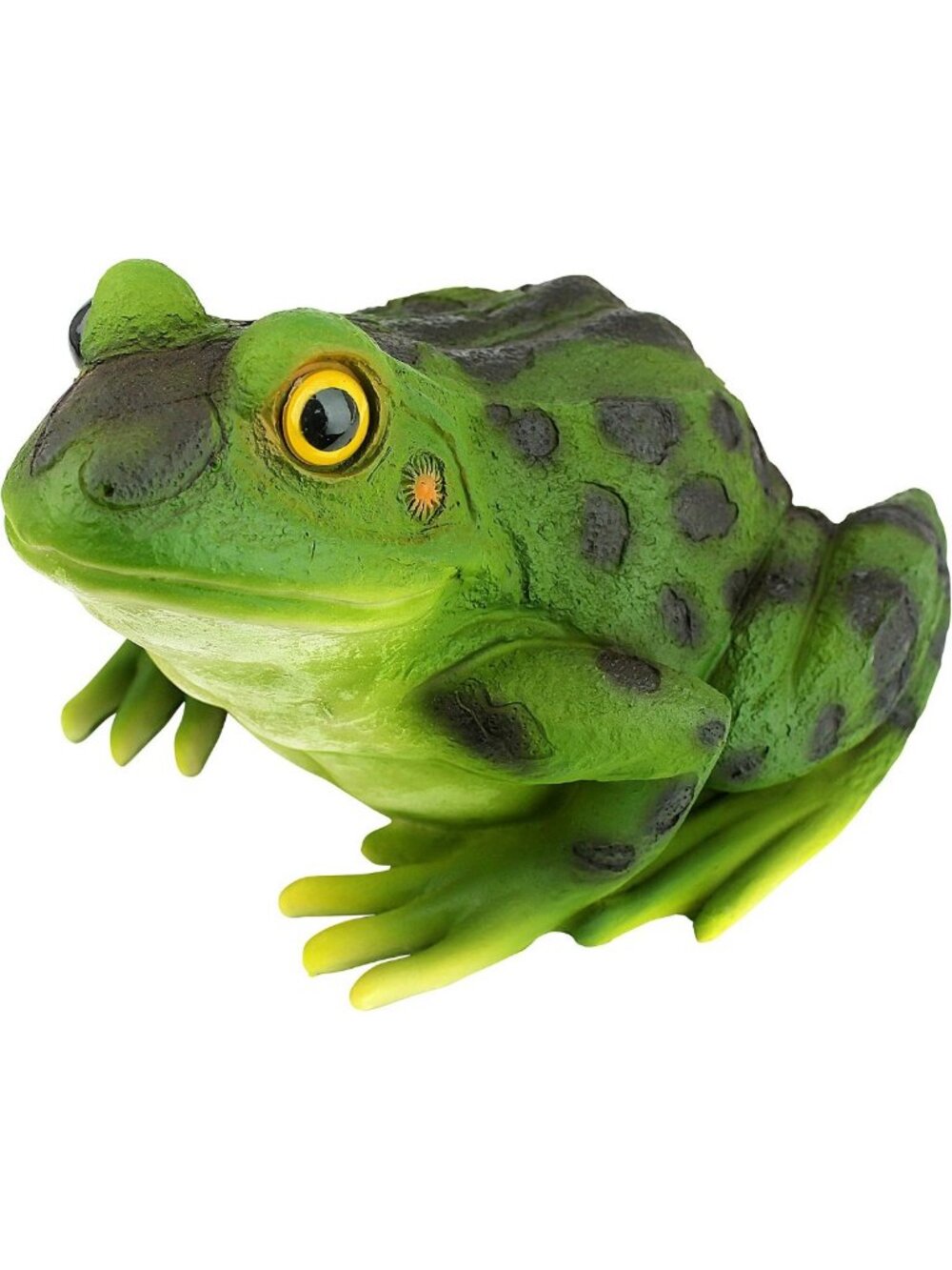 Whimsical 9” Frog Garden Statue - Colorful Ribbit Toad Decor for Outdoor Spaces